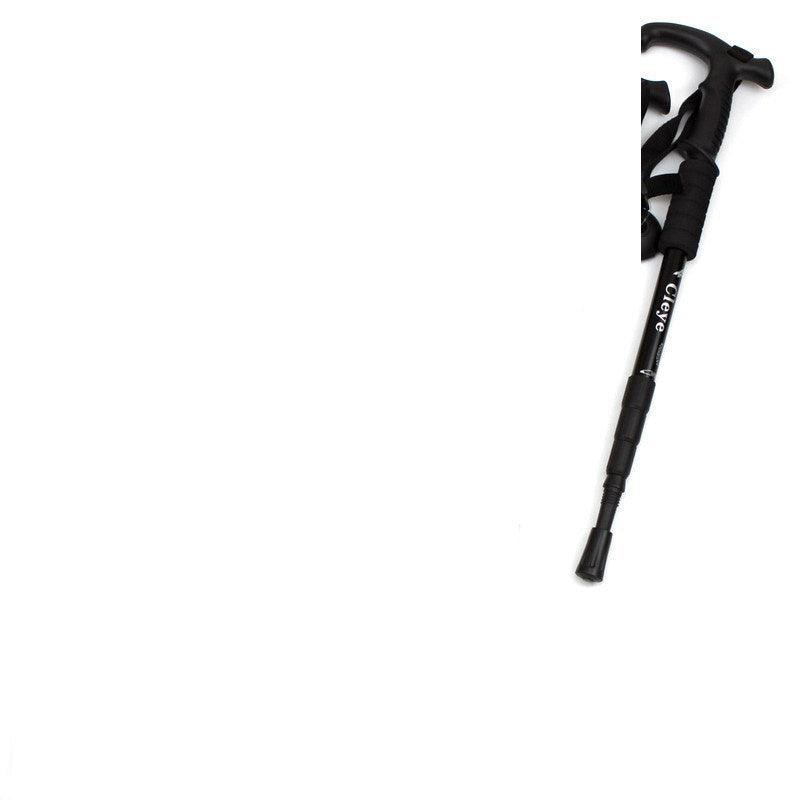 Bâton Randonnée Aluminium Poignée T Anti-Choc - 370g - Camp de Base Farzen