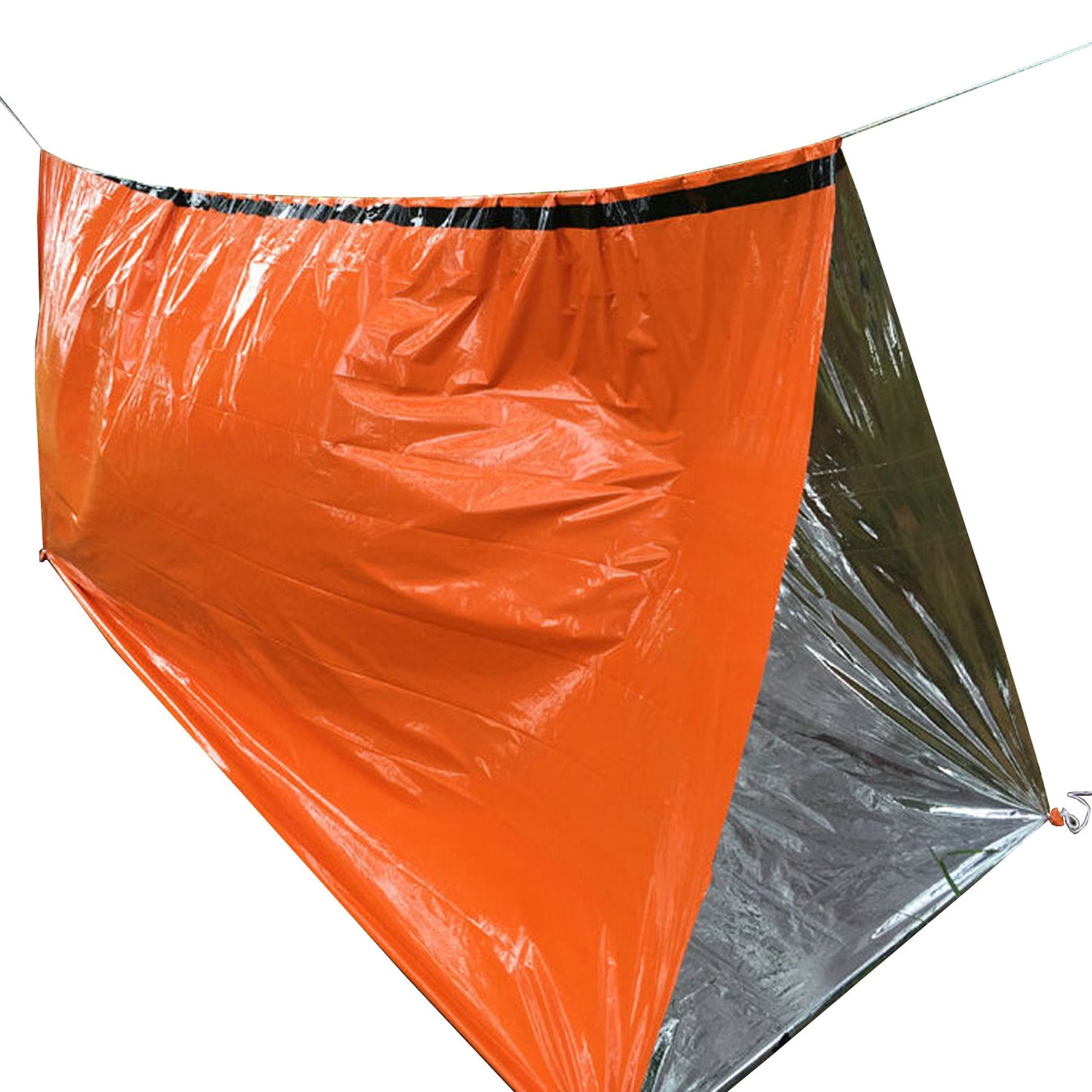 Couverture Survie Urgence Aluminium - Isolation Thermique Réutilisable - Camp de Base Farzen
