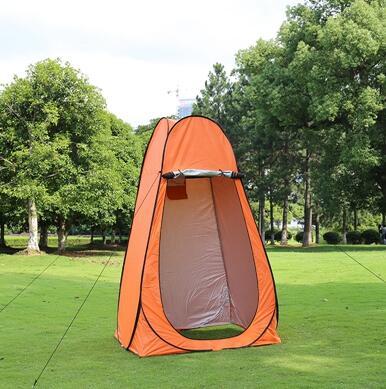 Tente Douche Portable Camping - Abri Privé Multifonction 120x190cm - Camp de Base Farzen