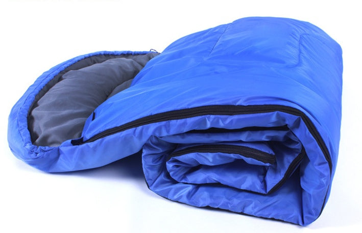 Sac de Couchage Portable Capuchon - Étanche Polyester Voyage 180x75cm - Camp de Base Farzen