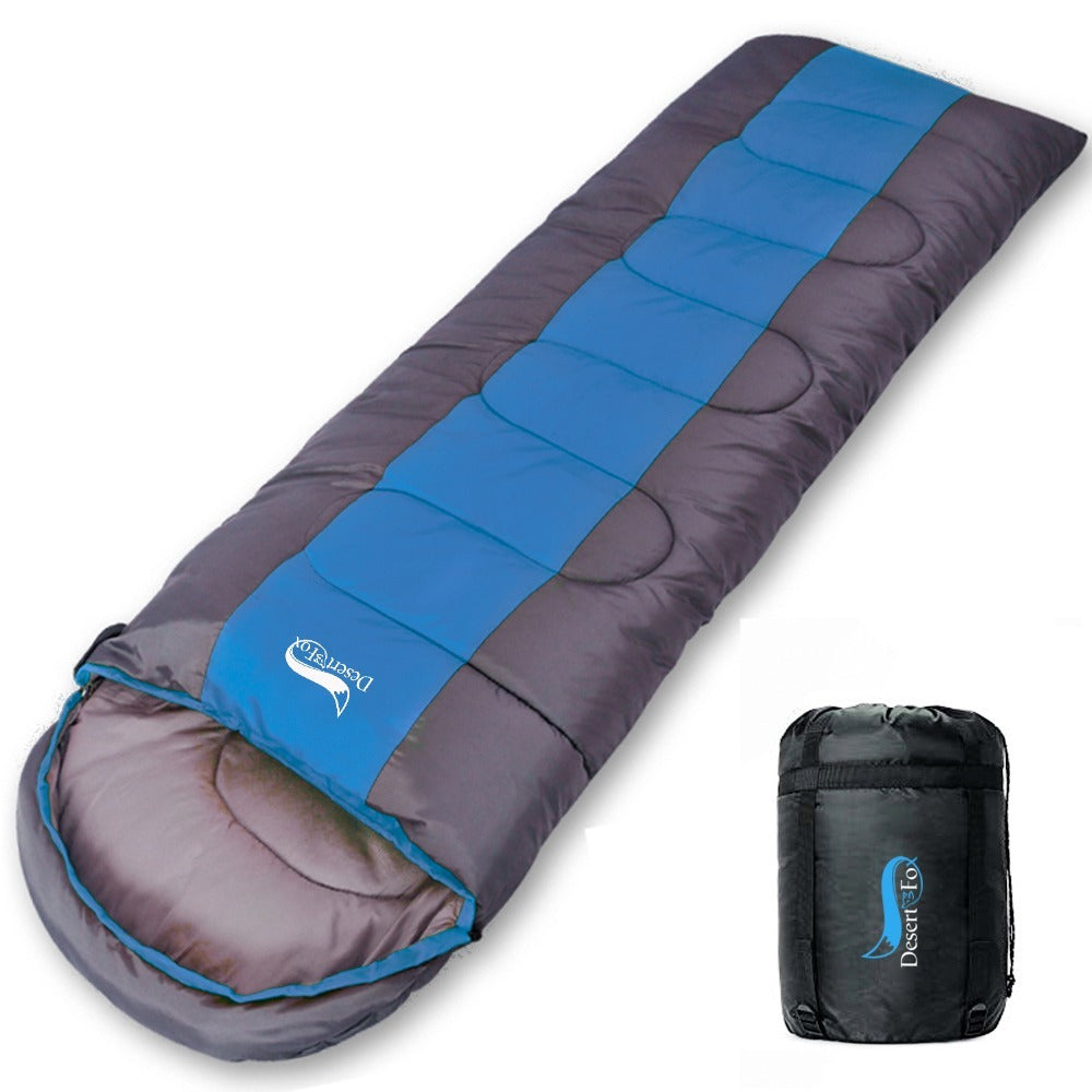 Sac de Couchage 4 Saisons - Léger Polyester 210T Camping Randonnée - Camp de Base Farzen