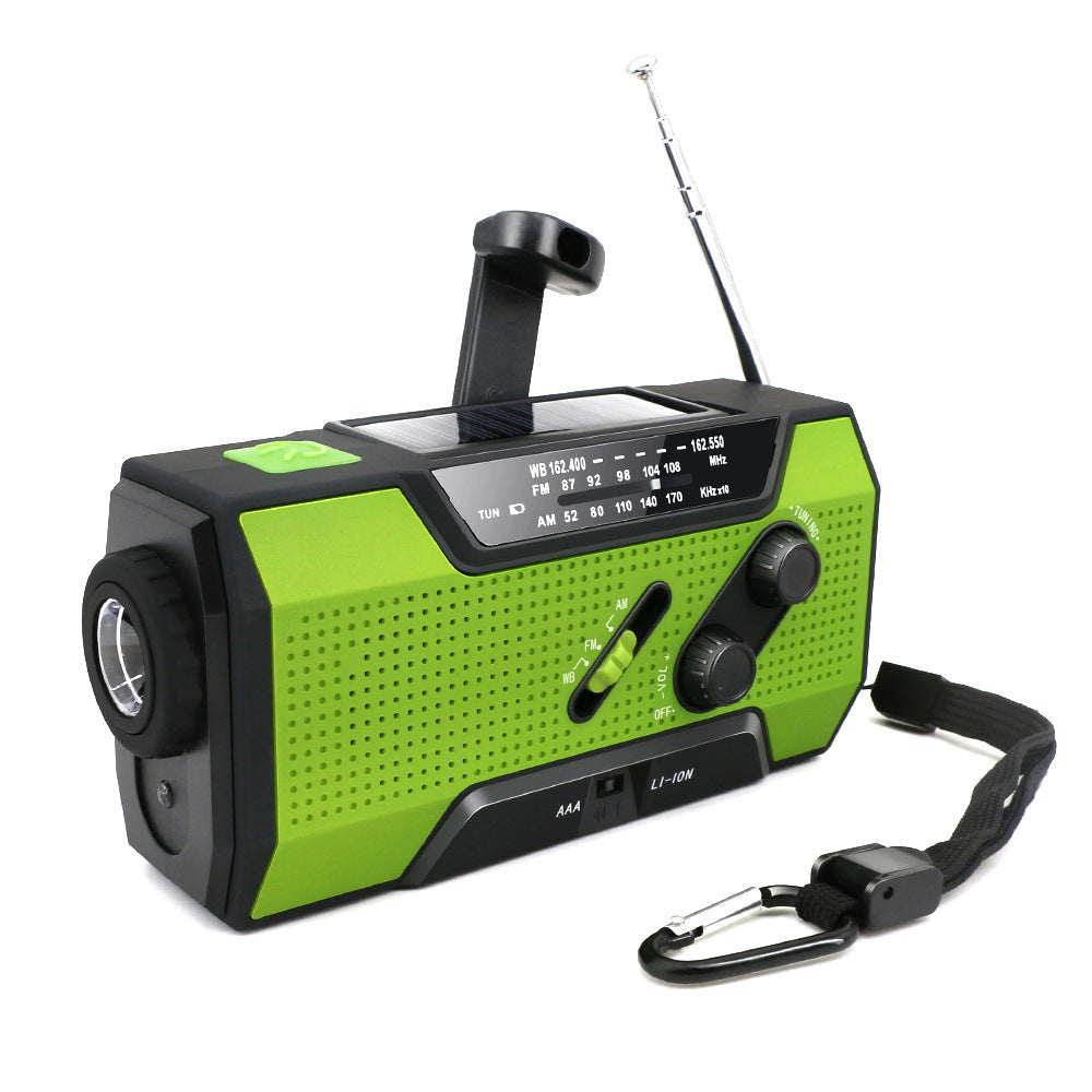 Radio Solaire de Poche 5-en-1 | Dynamo, Power Bank & Lampe Torche LED | Kit Survie - Camp de Base Farzen