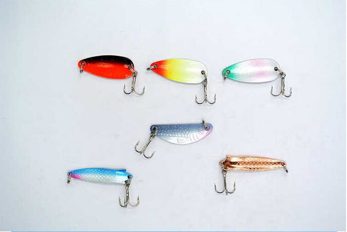 Leurres Spinnerbait x30 Métalliques - Brochet Saumon Bar - Camp de Base Farzen