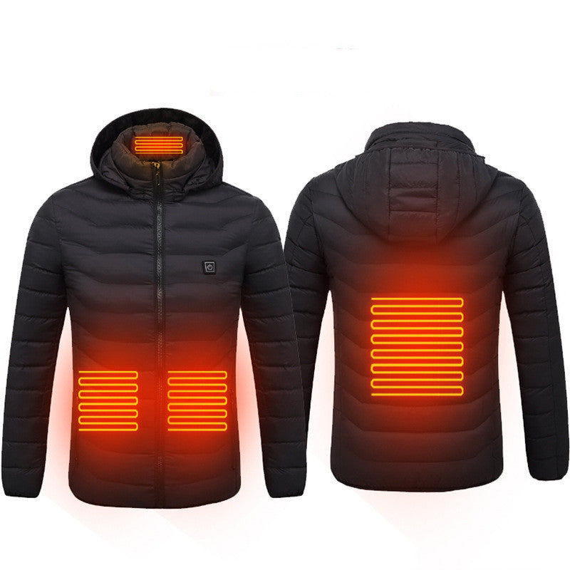 Veste Chauffante USB Homme Hiver - Thermique Coton - Camp de Base Farzen