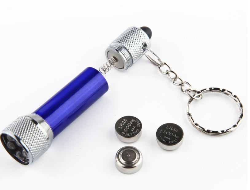 Mini Porte-Clés LED Urgence - Lampe Torche Aluminium Ultra-Légère - Camp de Base Farzen