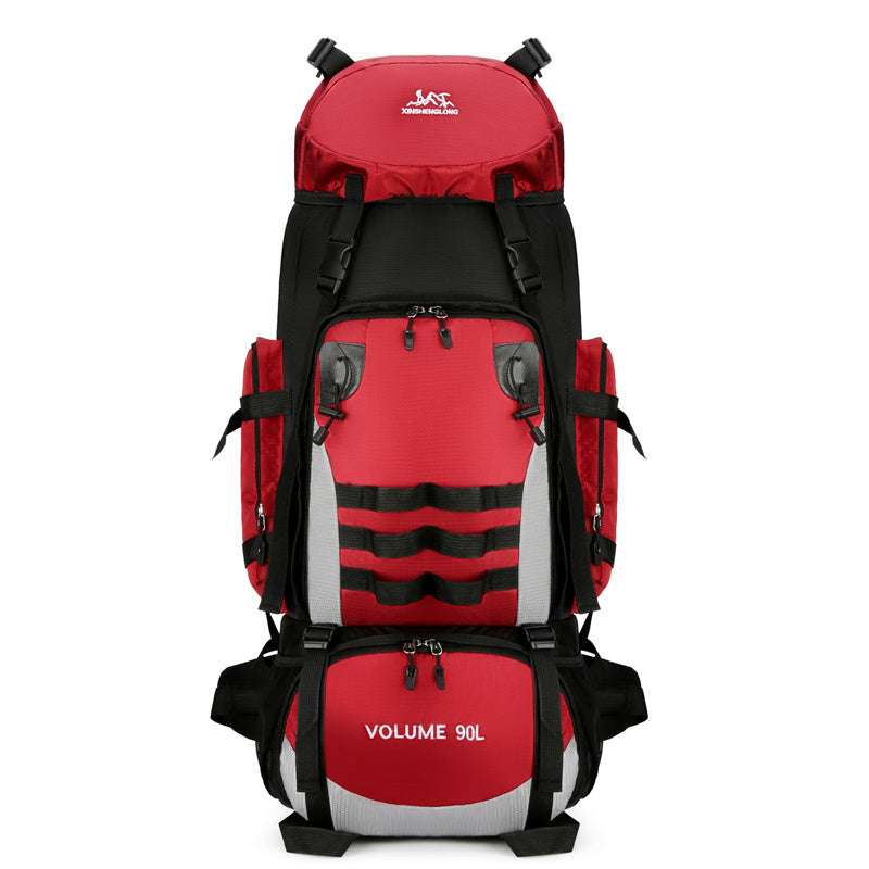Sac à dos de randonnée grande capacité 90 L, imperméable et résistant, avec matelassage en coton - Camp de Base Farzen