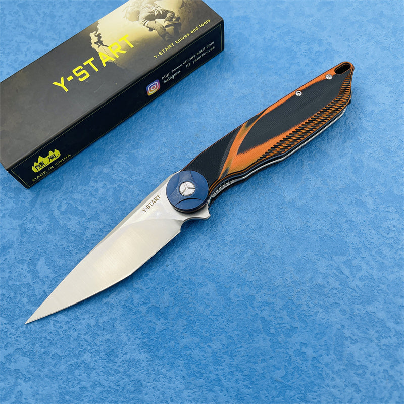 Couteau Camping Outdoor Aventure Lame Acier Inox 18cm - Camp de Base Farzen