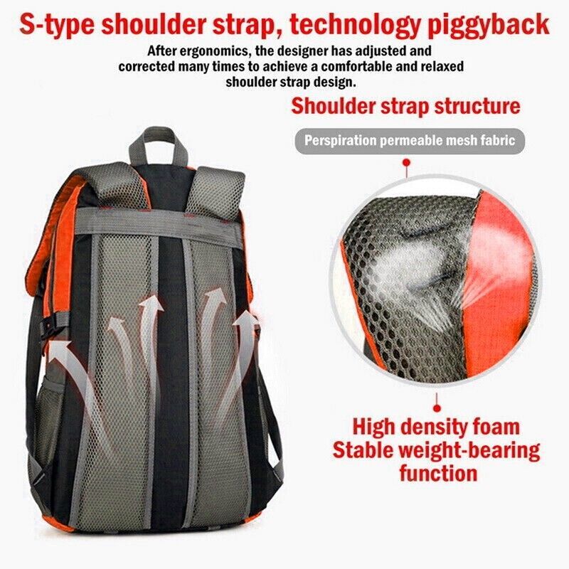 Sac à Dos 40L Étanche Ultra-Léger - Camping 486g - Camp de Base Farzen