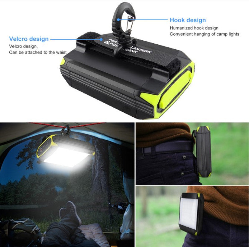 Lampe Camping LED Rechargeable - Batterie Externe USB - Camp de Base Farzen