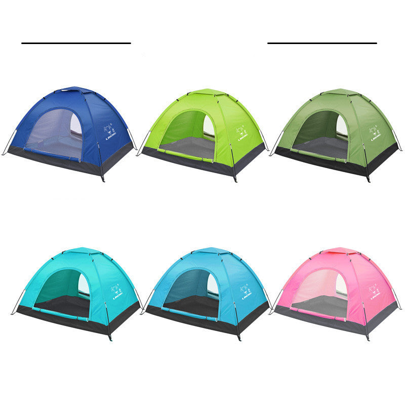 Tente Plage Camping 3-4 Personnes - Légère Protection Solaire - Camp de Base Farzen