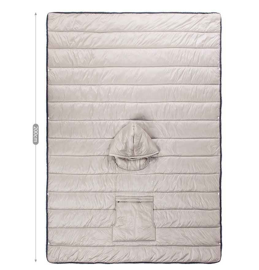 Cape Camping Portable Nylon - Couverture Voyage Ultra-Légère 800g - Camp de Base Farzen