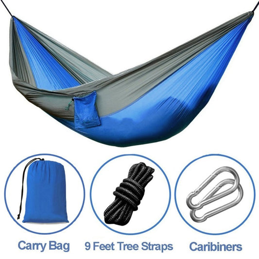 Hamac Randonnée Double - Nylon Parachute Portable - Camp de Base Farzen