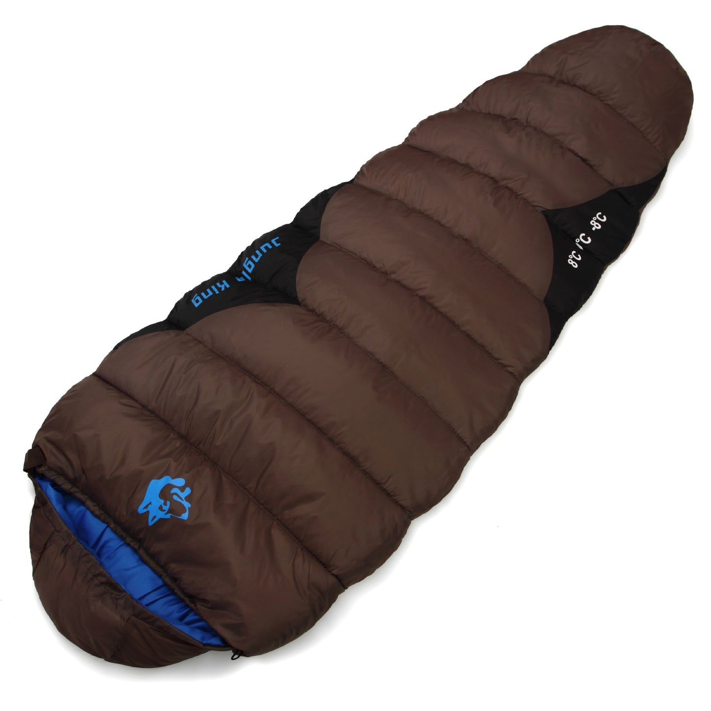Sac de Couchage Coton Pêche Automne-Hiver - Camping Froid 230x80cm - Camp de Base Farzen