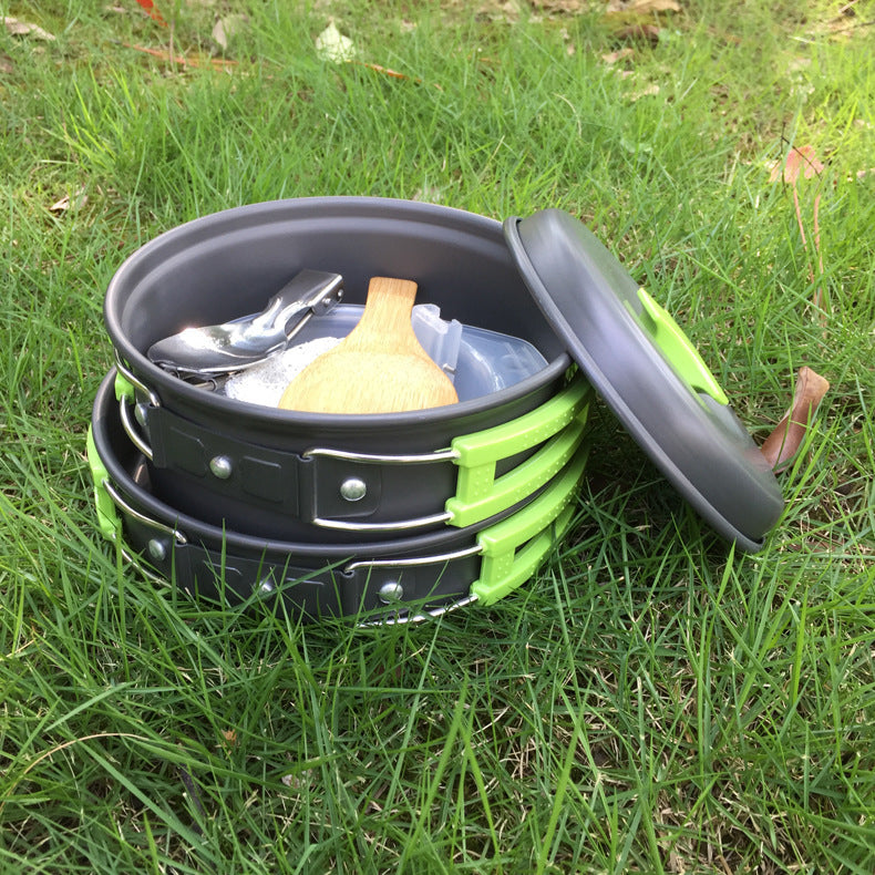 Batterie Cuisine Outdoor Duo Kit Camping 1-2 Personnes - Camp de Base Farzen