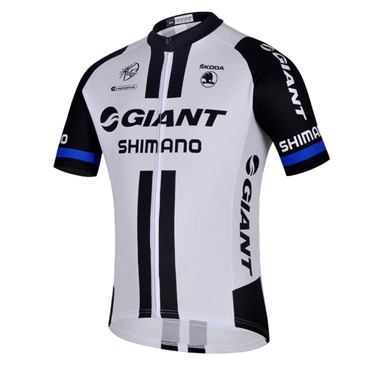 Maillot Cyclisme Unisexe Blanc Respirant - Été Sport - Camp de Base Farzen