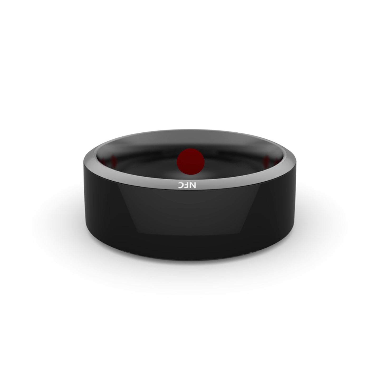 Bague connectée multifonctionnelle noire haute technologie - Camp de Base Farzen