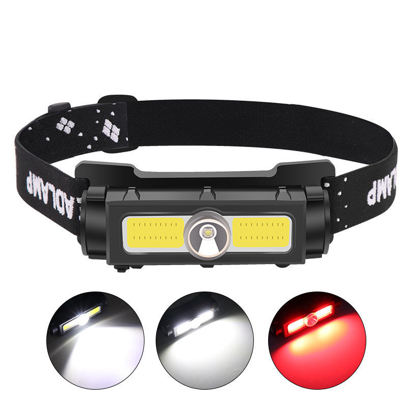 Lampe Frontale COB LED 180° | Grand Angle Rechargeable | Pêche & Camping - Camp de Base Farzen