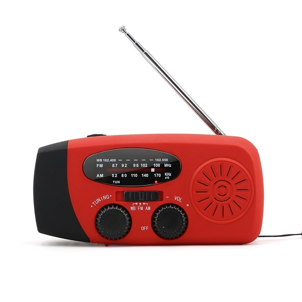 Radio d'urgence portable multifonctionnelle à énergie solaire - Camp de Base Farzen