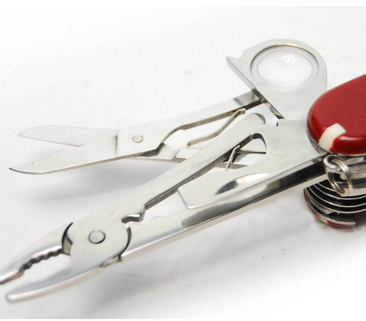 Couteau Suisse Multifonctionnel 30+ Outils Acier Inoxydable - Camp de Base Farzen