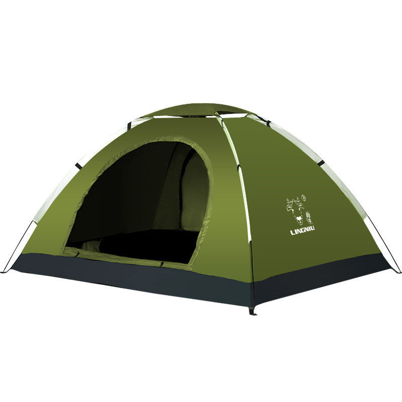 Tente Plage Camping 3-4 Personnes - Légère Protection Solaire - Camp de Base Farzen