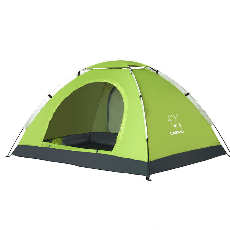 Tente Plage Camping 3-4 Personnes - Légère Protection Solaire - Camp de Base Farzen