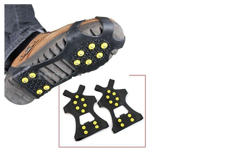 Crampons Antidérapants Chaussures - Sécurité Hiver Extérieur 150g - Camp de Base Farzen