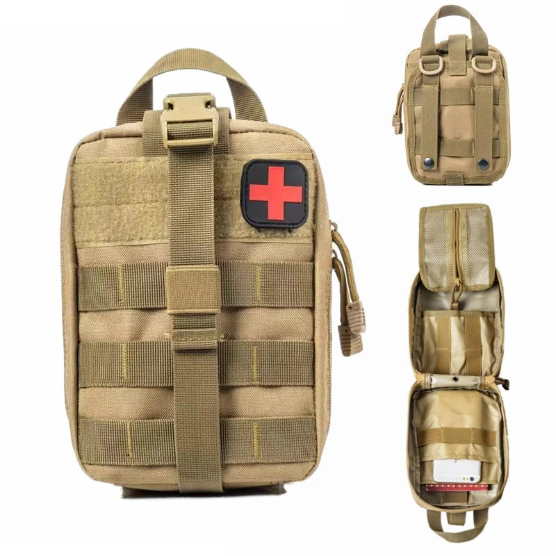 Trousse Premiers Secours Tactique - Kit Médical Urgence - Camp de Base Farzen