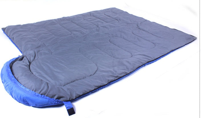 Sac de Couchage Portable Capuchon - Étanche Polyester Voyage 180x75cm - Camp de Base Farzen