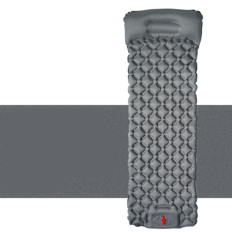 Matelas Gonflable Camping - Oreillers Intégrés 190x60cm Ultra-Léger - Camp de Base Farzen