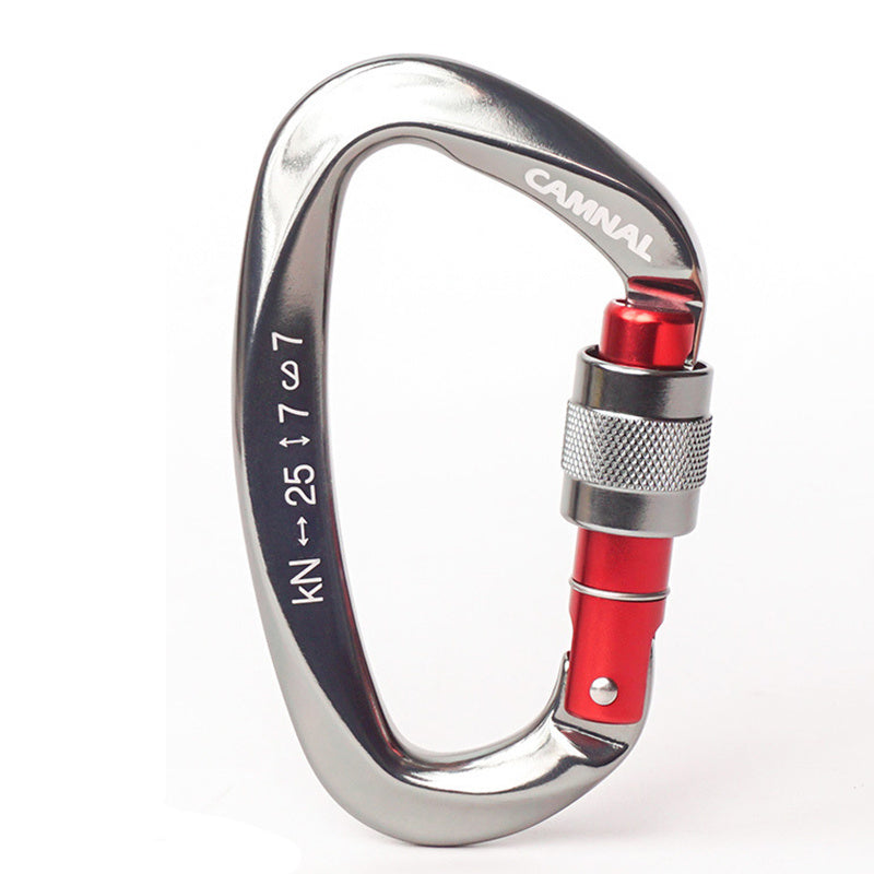 Mousquetons Escalade Pro Aluminium 7075 Sécurité 25kN Ultra-Léger - Camp de Base Farzen