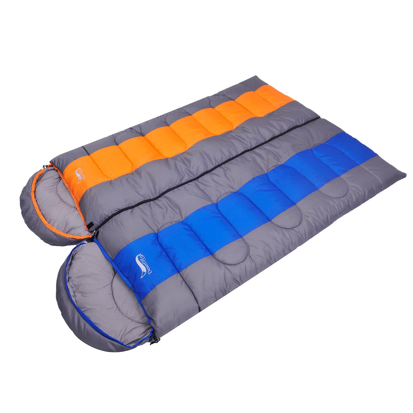 Sac de Couchage 4 Saisons - Léger Polyester 210T Camping Randonnée - Camp de Base Farzen