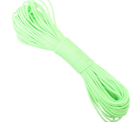 Paracorde Phosphorescente 7.5m - Corde Lumineuse Survie 250kg - Camp de Base Farzen