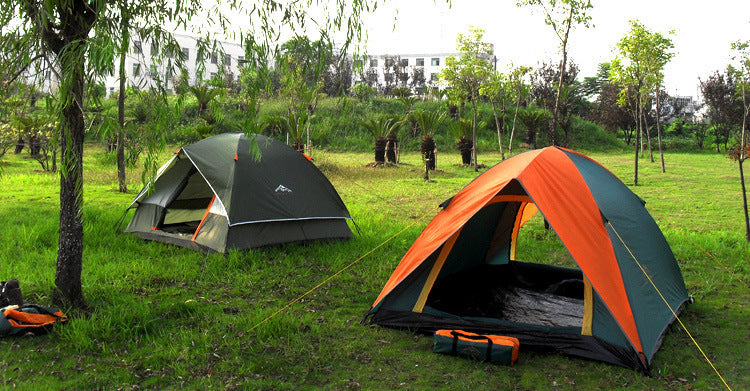 Tente Camping Imperméable 3000mm - Fibre Verre Respirante - Camp de Base Farzen
