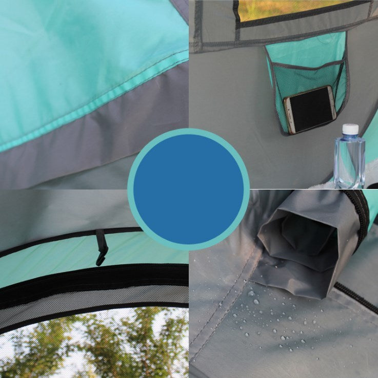 Tente Camping Automatique 2 Personnes - Polyester 245x150cm - Camp de Base Farzen