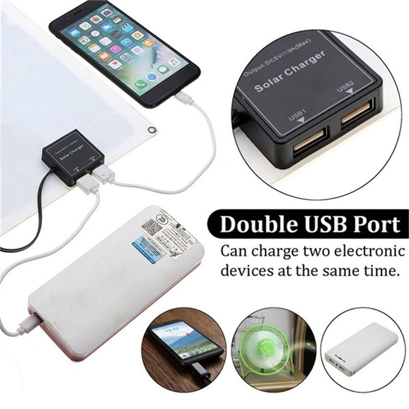 Panneau Solaire Portable 15W USB | Chargeur Autonome pour Camping & Trek - Camp de Base Farzen