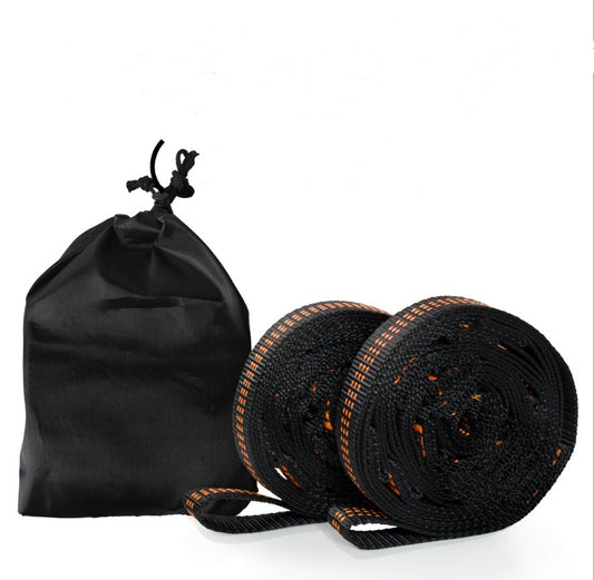Sangles Hamac Outdoor Ultra-Résistantes - Kit 2 Sangles 2,8m x 2,5cm - Camp de Base Farzen