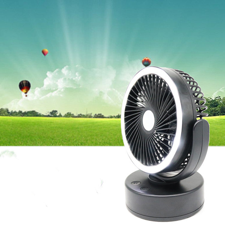 Ventilateur LED Tente 2-en-1 - Éclairage Camping Portable 405g - Camp de Base Farzen