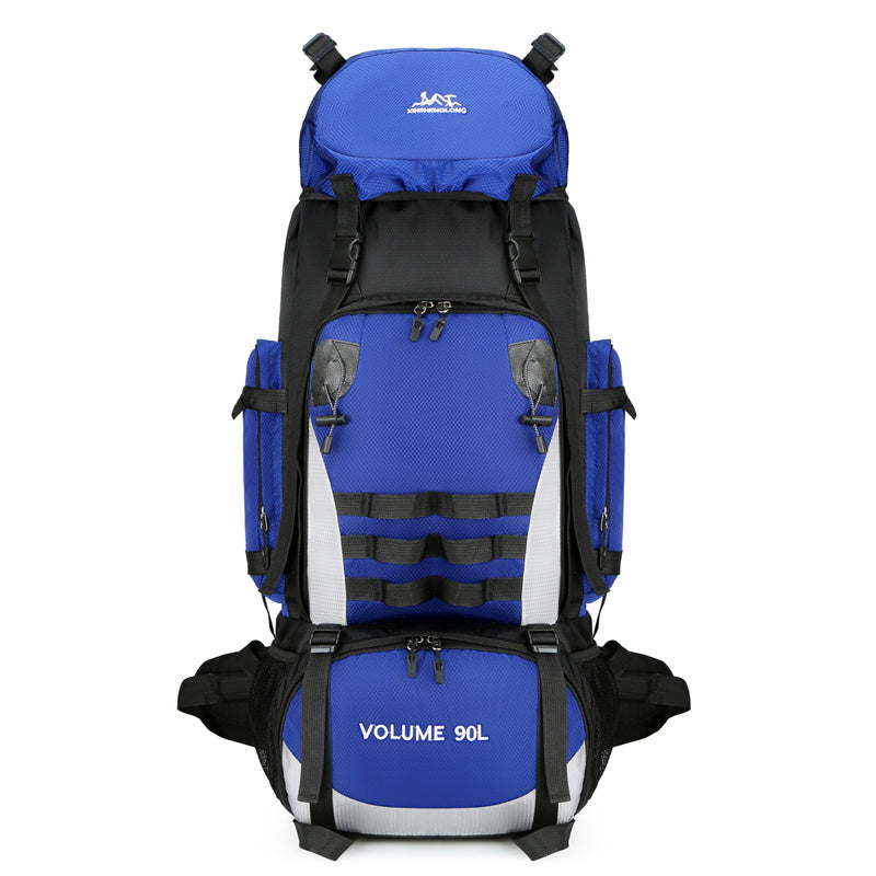 Sac à dos de randonnée grande capacité 90 L, imperméable et résistant, avec matelassage en coton - Camp de Base Farzen