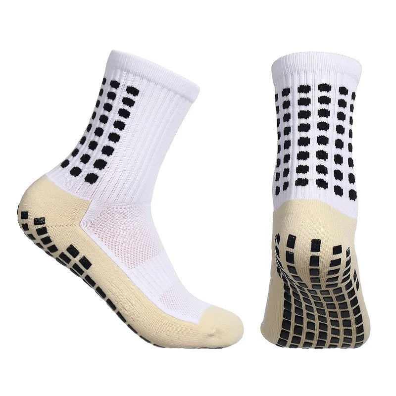 Chaussettes Sport Antidérapantes - Hommes Femmes Football Entraînement - Camp de Base Farzen