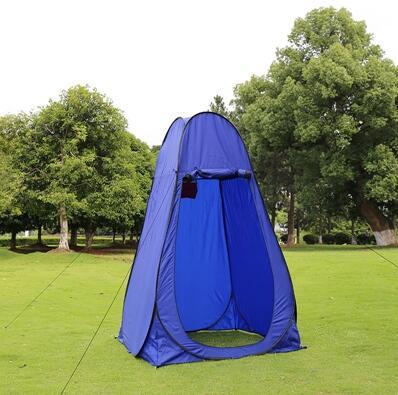 Tente Douche Portable Camping - Abri Privé Multifonction 120x190cm - Camp de Base Farzen