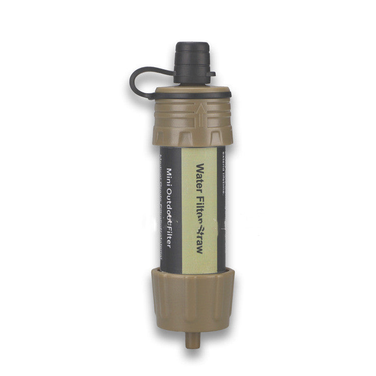 Paille Filtre Eau Portable 5000L - Mini Purificateur Voyage Urgence 52g - Camp de Base Farzen