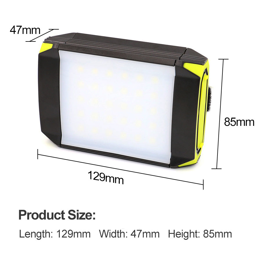 Lampe Camping LED 500 Lumens - Rechargeable 6000mAh 459g - Camp de Base Farzen