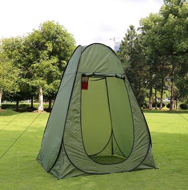 Tente Douche Portable Camping - Abri Privé Multifonction 120x190cm - Camp de Base Farzen