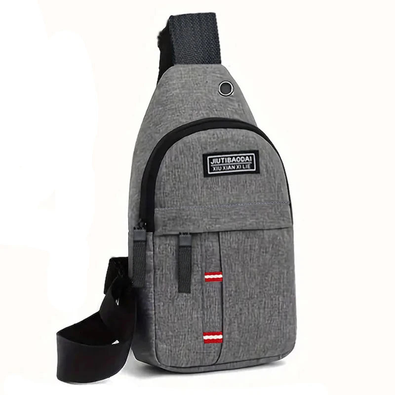 Poche Poitrine Bandoulière Réglable - Tissu Oxford Mixte Outdoor - Camp de Base Farzen