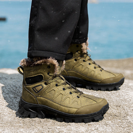 Chaussures Montantes Homme Hiver - Grande Taille 39-48 - Camp de Base Farzen