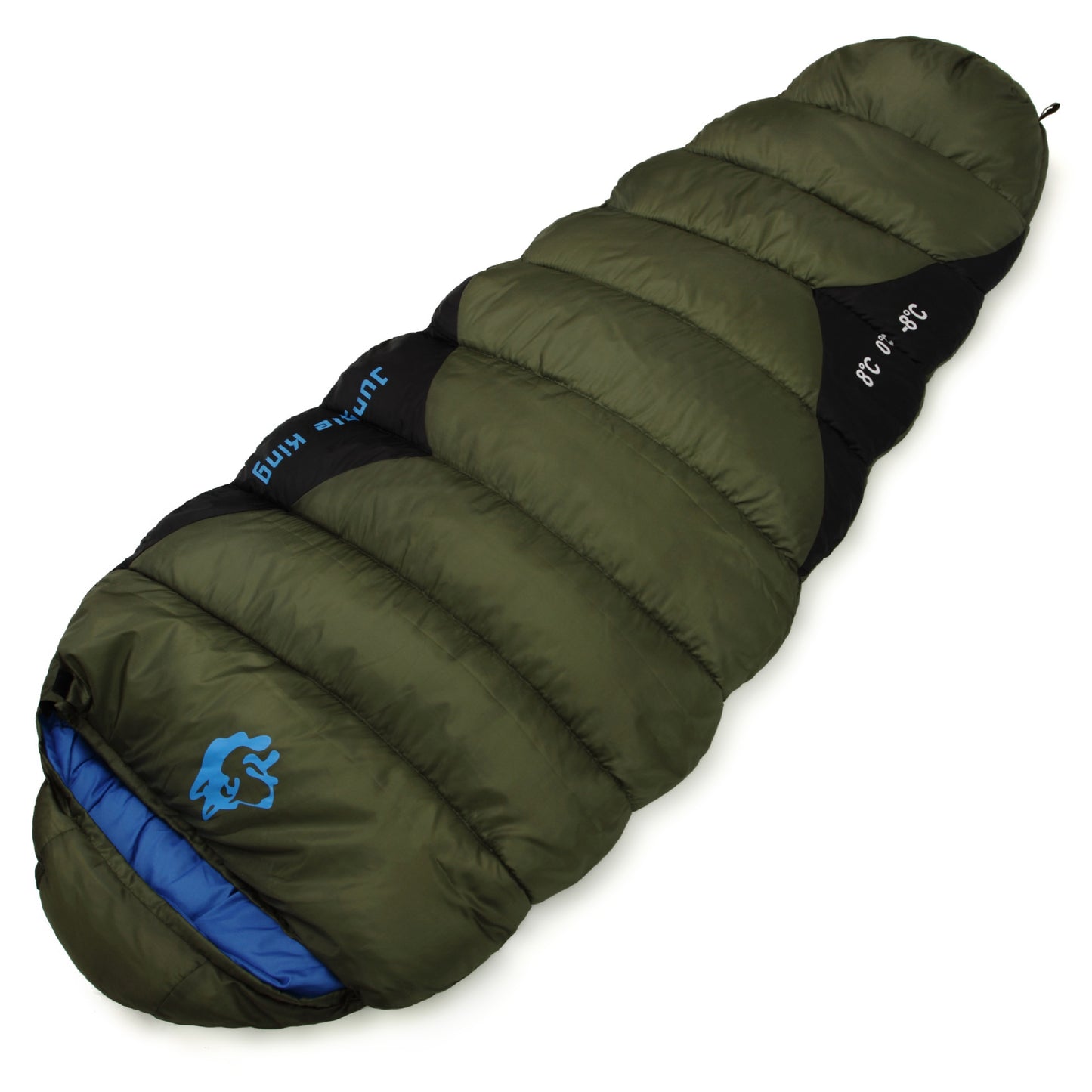 Sac de Couchage Coton Pêche Automne-Hiver - Camping Froid 230x80cm - Camp de Base Farzen