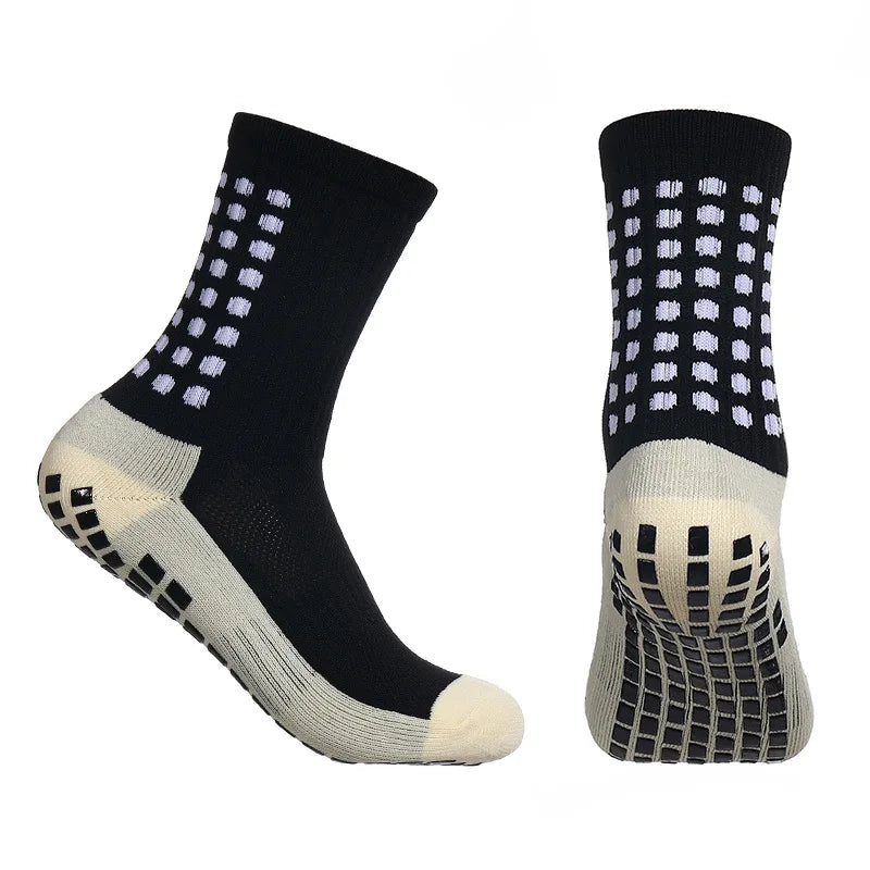 Chaussettes Sport Antidérapantes - Hommes Femmes Football Entraînement - Camp de Base Farzen