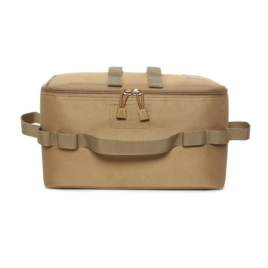 Sac Rangement Camping Oxford 600D - Organisateur Réchaud Ustensiles 310g - Camp de Base Farzen