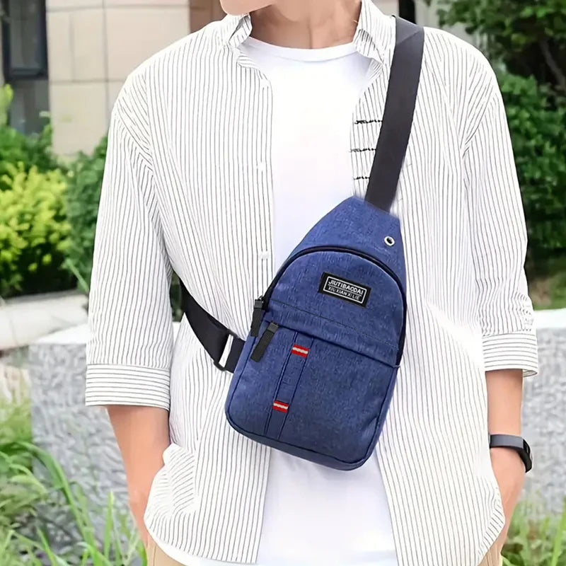 Poche Poitrine Bandoulière Réglable - Tissu Oxford Mixte Outdoor - Camp de Base Farzen
