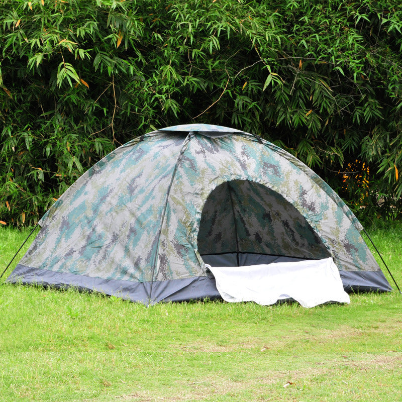 Tente Camping Camouflage 2 Personnes - Imperméable Survie Outdoor - Camp de Base Farzen